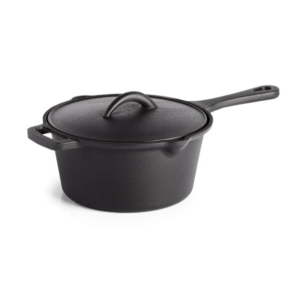 Napoleon Cast Iron Saucepan 19cm, lid on