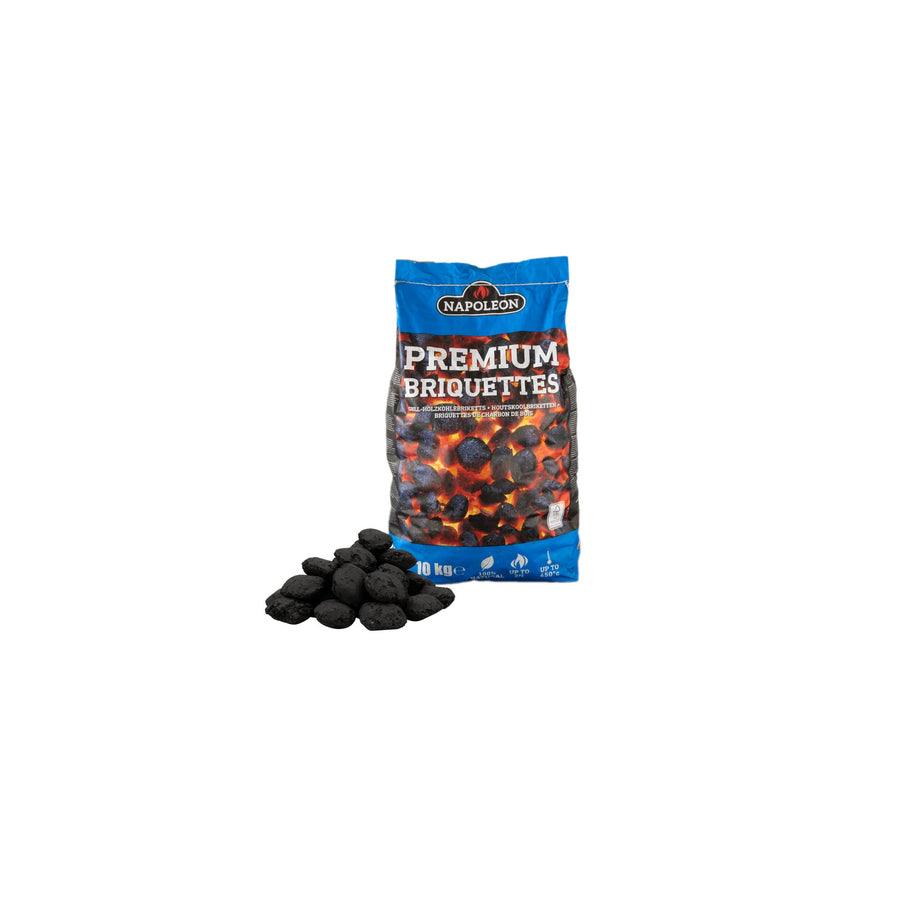 Napoleon hardwood charcoal briquettes, 10kg bag