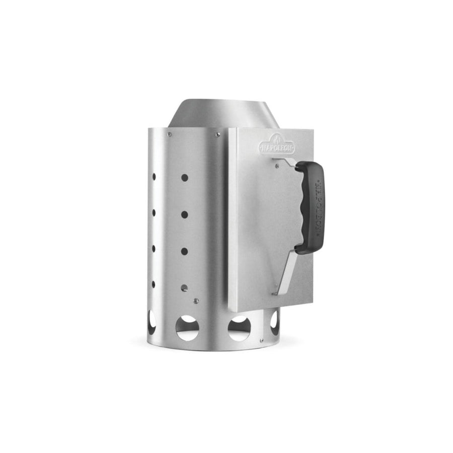 Napoleon premium charcoal starter, angled view from the left