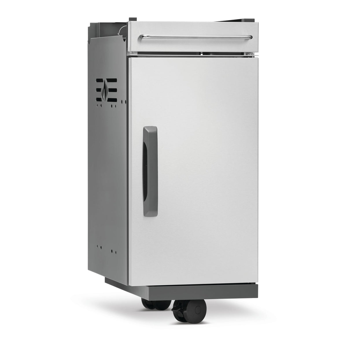 Napoleon Rogue PRO storage cart, angled view