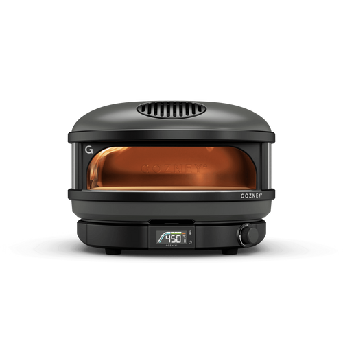 Gozney Arc gas pizza oven in Off Black, front view