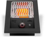 Drop In 10" Infra Red Side Burner - Matte Black
