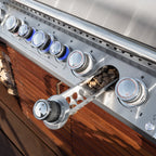 Wood-chip smoker tray on the Napoleon Prestige PRO 665 Built-In
