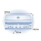 BIG44RBPSS 700 Series Built In Gas BBQ - Free Rotisserie & Cover