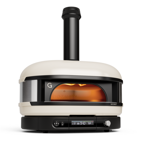 Gozney Dome (Gen 2) pizza oven in Bone, front view