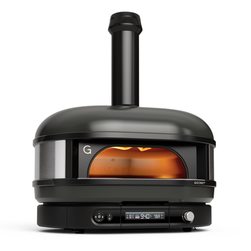 Gozney Dome (Gen 2) pizza oven in Off Black, front view