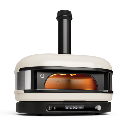 Gozney Dome XL (Gen 2) pizza oven in Bone, front view