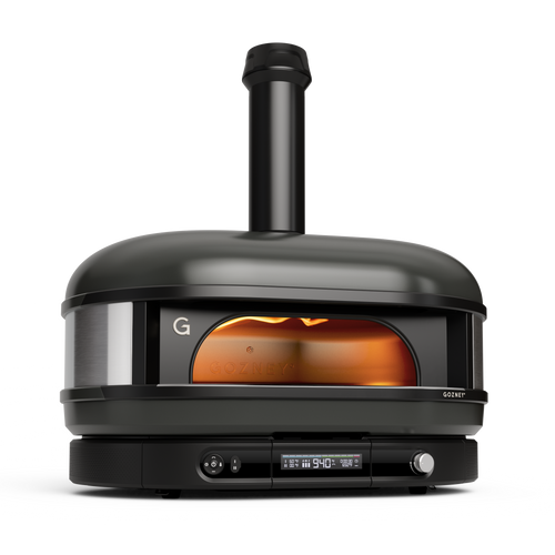 Gozney Dome XL (Gen 2) pizza oven in Off Black, front view