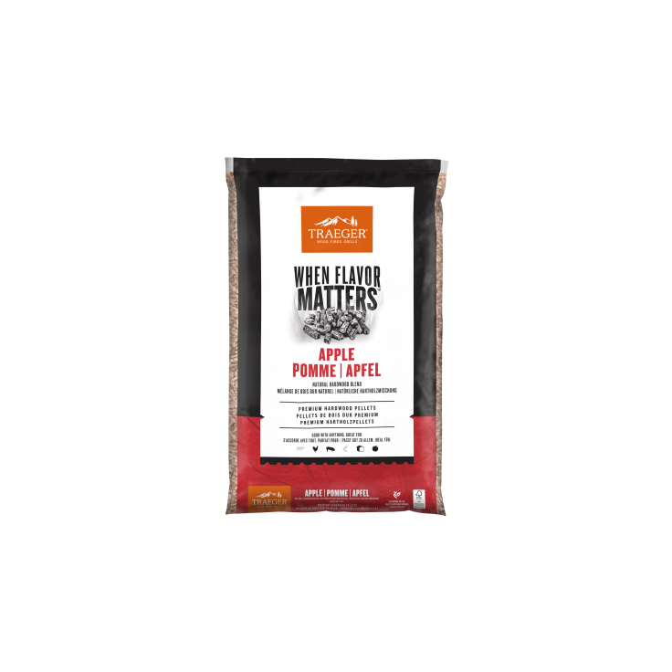 Traeger Apple wood pellets, 9kg bag