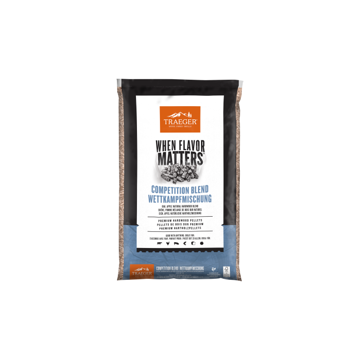 Traeger Competition Blend wood pellets, 9kg bag
