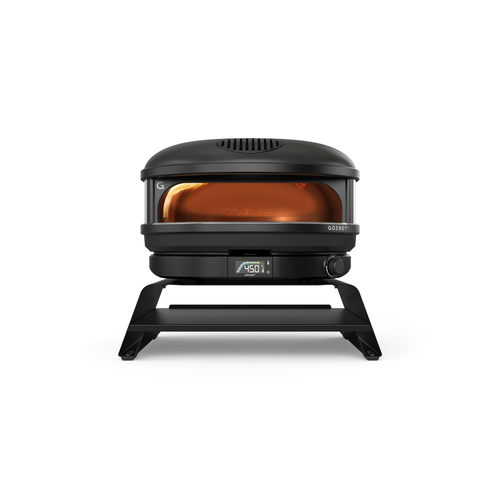 Gozney Arc XL Tabletop bundle in Off Black: Arc XL oven on its tabletop stand