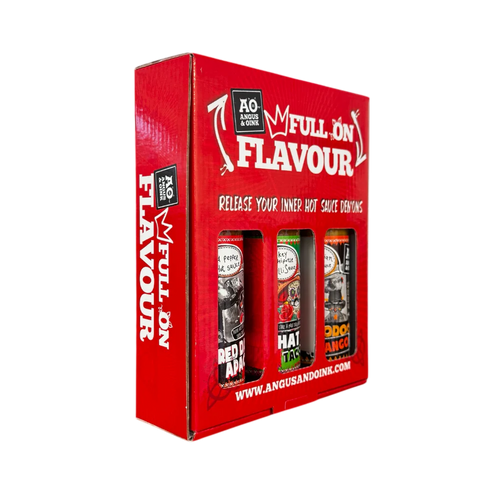 Angus & Oink Hot Sauce Gift Box, alternative view 2