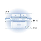 Napoleon Prestige® PRO 825 Gas BBQ + free Rotisserie, Cover & Cook Book