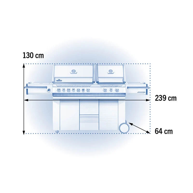 Napoleon Prestige® PRO 825 Gas BBQ + free Rotisserie, Cover & Cook Book