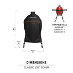 Classic Joe Charcoal Grill Cover in Black