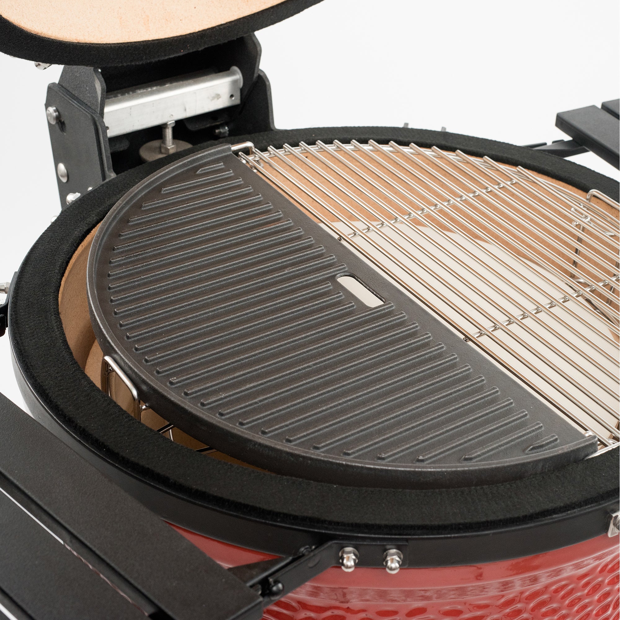Half Moon Cast Iron Reversible Griddle (ClassicJoe)