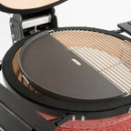 Half Moon Cast Iron Reversible Griddle (ClassicJoe)