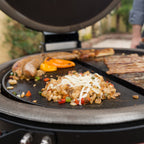 Half Moon Cast Iron Reversible Griddle (ClassicJoe)