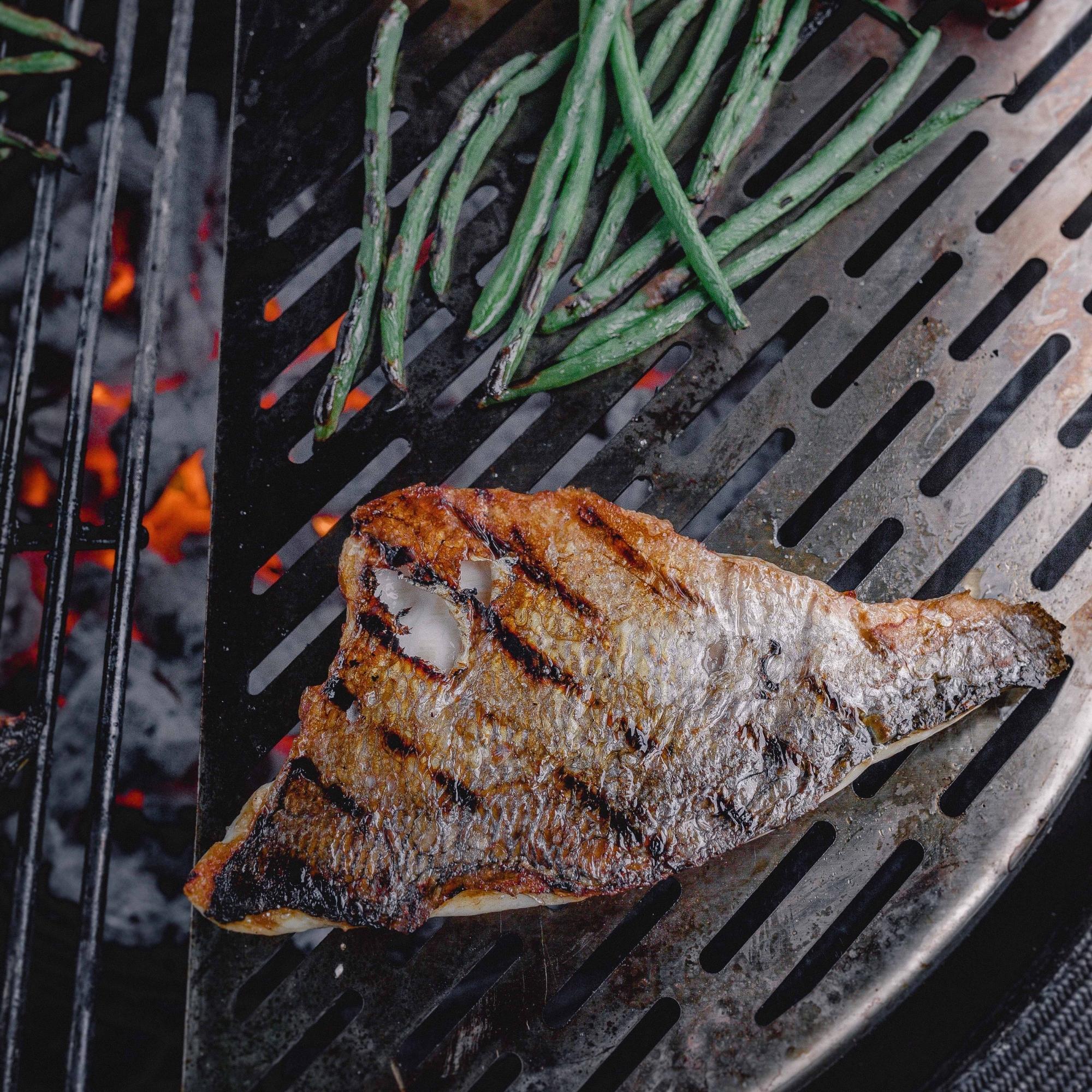 Half Moon SS Cooking Grate (Fish & Veg) - Big Joe