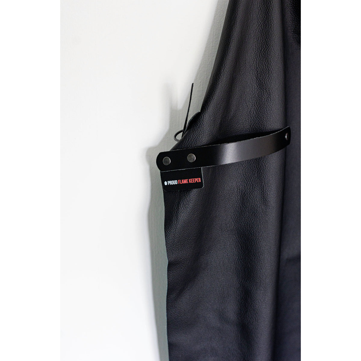 Kamado Joe leather apron, second view