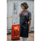 Kamado Joe leather apron, alternative view