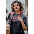 Kamado Joe leather apron, detail