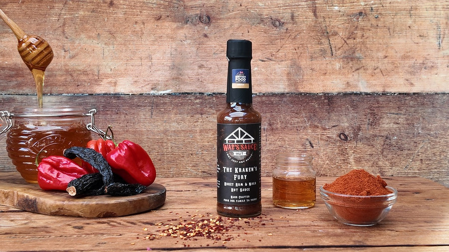 Waz's Sauce Hut The Kraken's Fury sauce, main product image