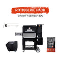 Masterbuilt Gravity Series 800 Rotisserie Pack with included accessories