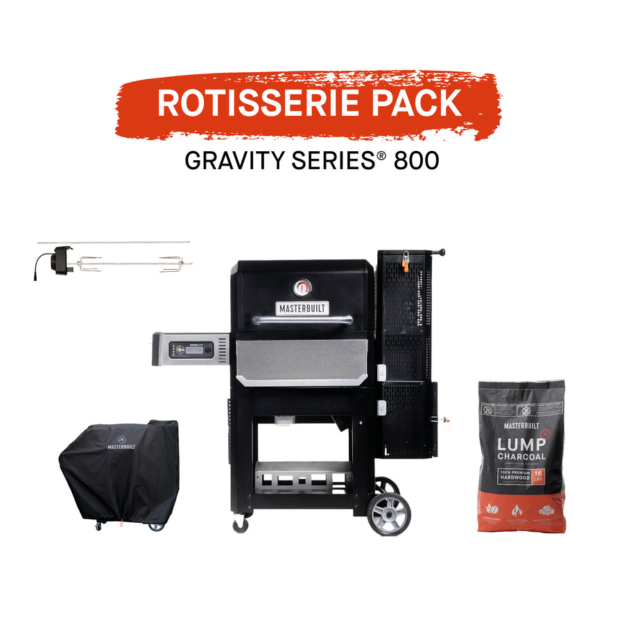 Masterbuilt Gravity Series 800 Rotisserie Pack with included accessories