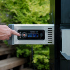 Setting the temperature on the Masterbuilt Gravity Series 800 digital control panel