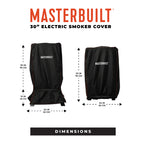 Dimensions of the Masterbuilt small universal smoker cover