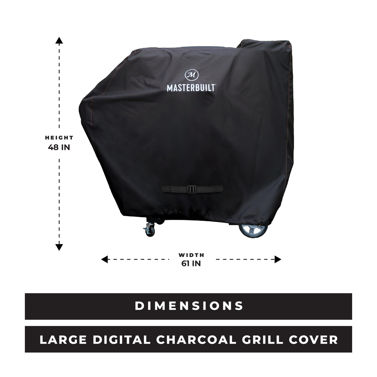 Dimensions of the Masterbuilt large Gravity Series cover