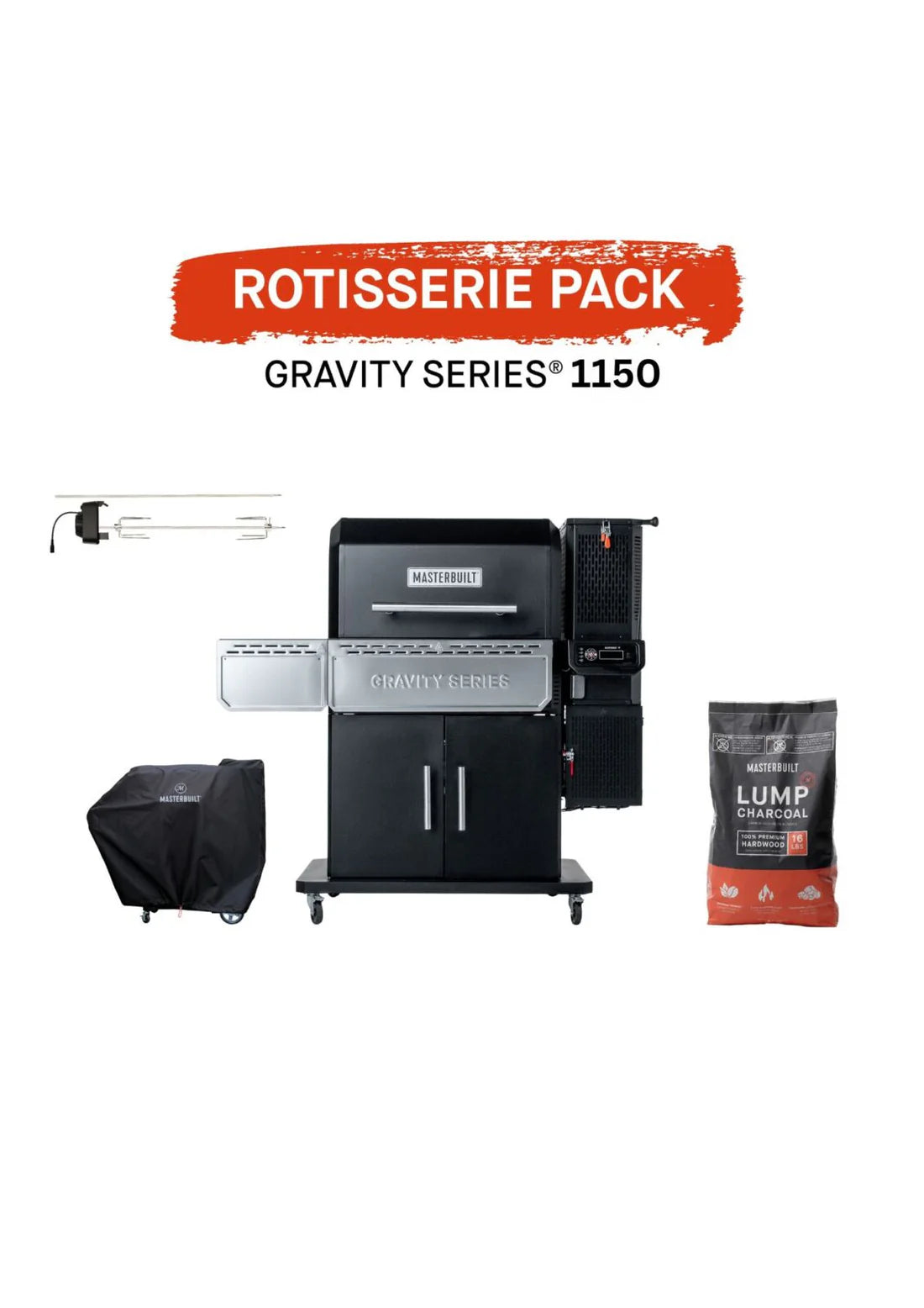 Gravity Series 1150 with Rotisserie Pack