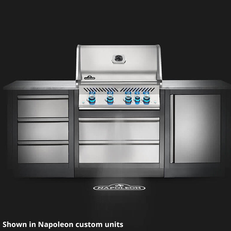 Napoleon Prestige BIPRO500 Built In Gas BBQ + Free Rotisserie
