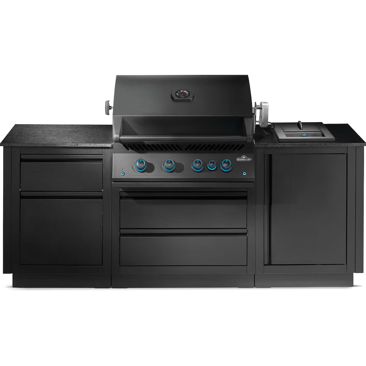 Napoleon Oasis Compact c/w BIG32 Phantom, Matt Black, soft close