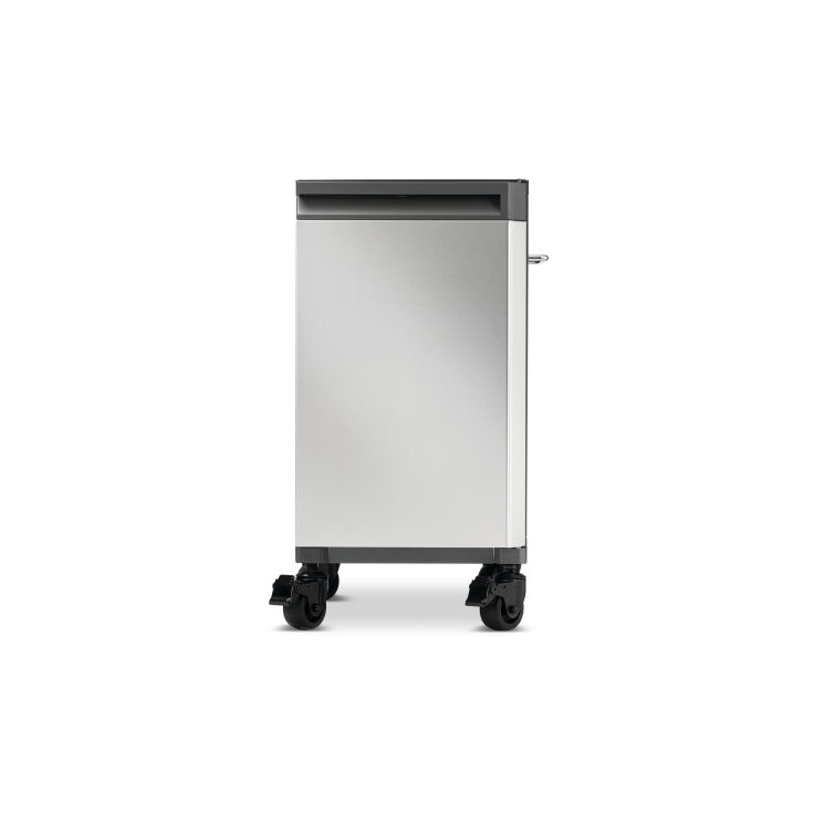Napoleon Prestige 500/665 stainless steel storage carts, pair