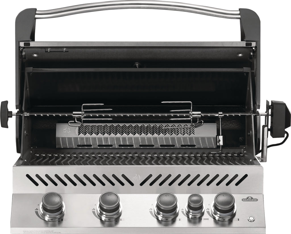 Prestige BIPRO500 Built In Gas BBQ + Free Rotisserie