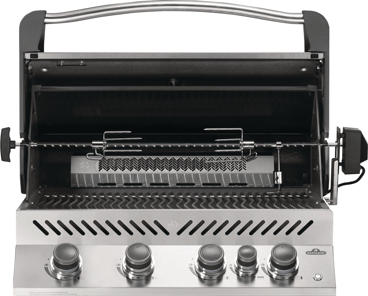 Prestige BIPRO500 Built In Gas BBQ + Free Rotisserie