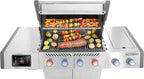 Prestige PRO500 Connected LPG Gas BBQ + Free Rotisserie & Cover