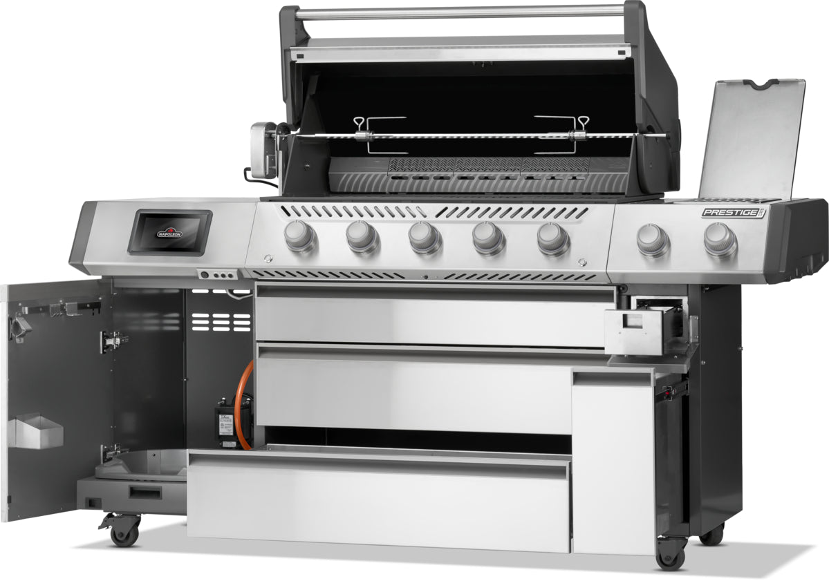 Prestige PRO665 Connected LPG Gas BBQ + Free Rotisserie & Cover