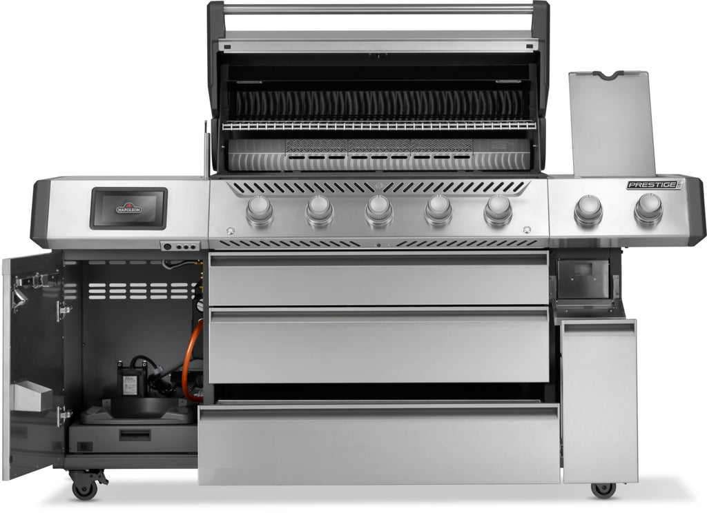 Prestige PRO665 Connected LPG Gas BBQ + Free Rotisserie & Cover