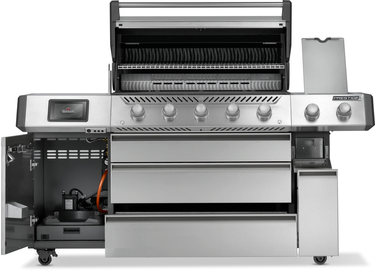 Prestige PRO665 Connected LPG Gas BBQ + Free Rotisserie & Cover