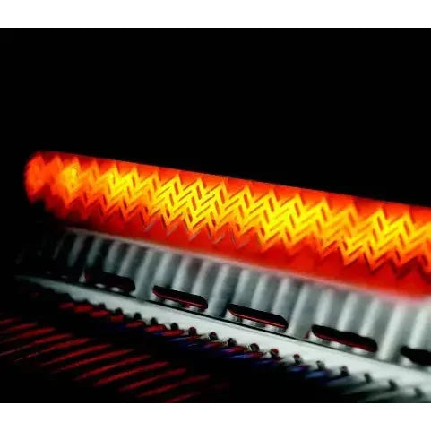 Infrared rear rotisserie burner on the Napoleon 700 Series built-in grill