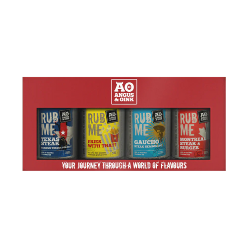 Angus & Oink Steak & Burger Gift Pack of four seasonings
