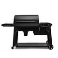Traeger Woodridge Pro wood pellet grill, front view