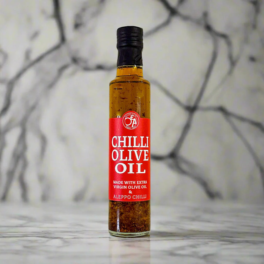 Olives et al extra virgin olive oil infused with chilli, main product image