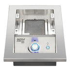 Infrared burner of the Napoleon 10 inch side burner with the grid removed
