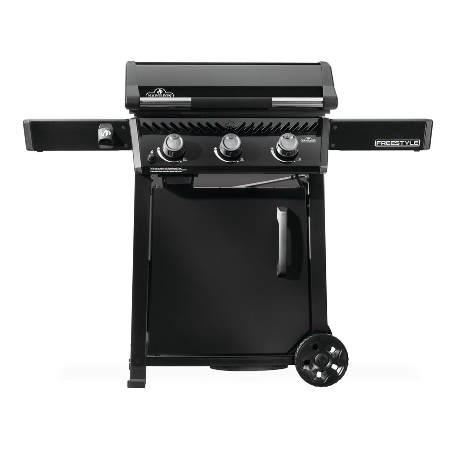 Napoleon Freestyle 24 Plancha in black, front view