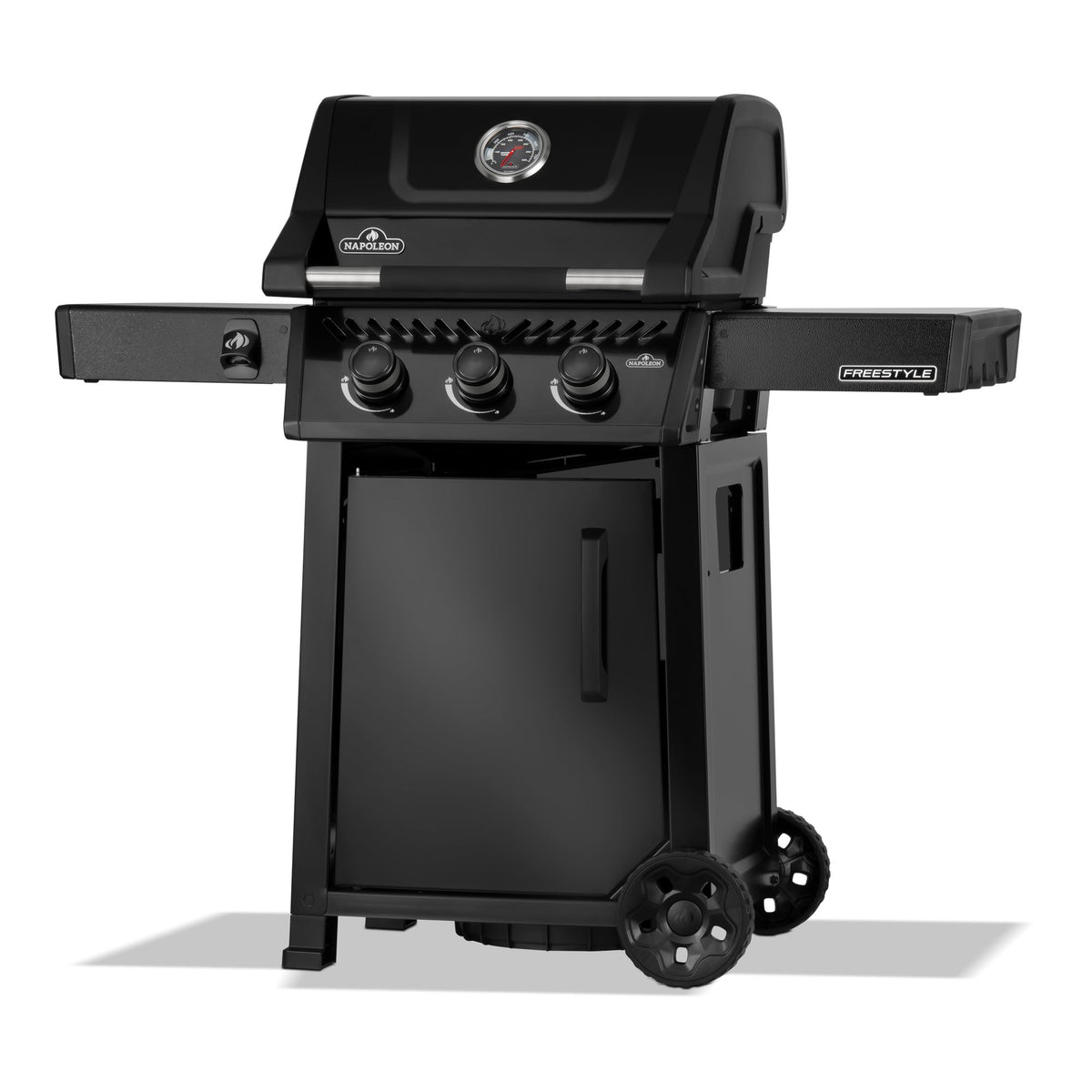 Napoleon Freestyle 365 Gas BBQ, angled view from the left