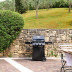 Napoleon Freestyle 365 Gas BBQ on a garden terrace